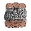 304 Stainless Steel Cable Chains CHS-P001-10P-0.8MM-2