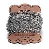 Tarnish Resistant 304 Stainless Steel Cable Chains CHS-P001-10P-0.8MM-2