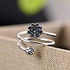 925 Sterling Silver Adjustable Rings PW-WG21292-01-2