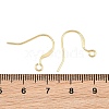 Brass Flat Ear Wire KK-CBA57BD-09G-3