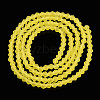 Imitate Austrian Crystal Frosted Glass Beads Strands EGLA-A039-T2mm-MD21-3