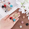 CRASPIRE 12Pcs 6 Colors Polymer Clay Rhinestone Bling Valve Stem Caps FIND-CP0001-37-3