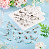 34Pcs 17 Styles Alloy European Dangle Charms PALLOY-TAC0263-6