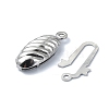 Non-Tarnish 304 Stainless Steel Box Clasp STAS-Q318-02P-2