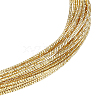 Textured Round Brass Wire for Jewelry Making CWIR-BC0002-11G-3