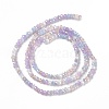 Electroplate Glass Beads Strands X-EGLA-S192-001A-B11-4