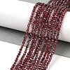 Natural Garnet Beads Strands LS-G-F619-17A-2mm-2