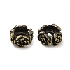 Tibetan Style Rack Plating Brass Bead KK-Q805-02AB-2