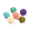 Synthetic Coral 3D Flower Rose Beads CORA-L046-A-1