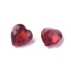 Transparent Pointed Back Glass Cabochons GLAA-WH0015-37A-2