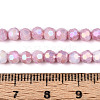 Anti-Tarnish Electroplate Glass Beads Strands EGLA-T021-4mm-15-02-4