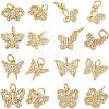 16Pcs 8 Style Alloy Rhinestone Charms ALRI-AR0001-06-1