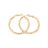 Brass Hoop Earrings KK-O144-23G-1