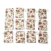 12Pcs 12 Styles Valentine's Day Printed Rectangle Burlap Cloth Packing Pouches ABAG-U006-02B-1