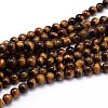 Natural Tiger Eye Beads Strands X-G-J303-11-4mm-1