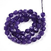 Dyed Natural White Jade Beads Strands G-T139-8mm-46M-3