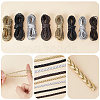 Flat PU Leather Braided Cord OCOR-WH0086-87B-01-5