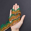 Sparkle Polyester Lace Ribbons OCOR-WH0080-16B-3
