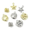 32Pcs 8 Styles Alloy Pendants FIND-CJ0004-20-8
