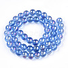 Electroplate Transparent Glass Beads Strands LS-GLAA-T032-T6mm-AB04-3