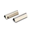 Brass Ribbon Crimp Ends KK-WH0046-34D-P-1