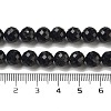 Natural Black Tourmaline Beads Strands G-B088-C06-08-5