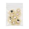 10Pcs Alloy with Rhinestone Pendants ALRI-FS0001-07-6