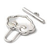 Brass Toggle Clasps KK-N254-84P-3