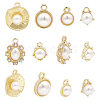 12Pcs 6 Style Alloy Stud Earring Findings EJEW-CA0001-06-1