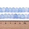 Baking Paint Crackle Glass Beads Strands DGLA-N020-01A-05-4