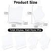 4Pcs 2 Styles Acrylic Earring Display Frame EDIS-YW0001-07-2