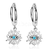 Sterling Silver Evil Eye Ear Cuffs Earrings NB7030-2-1