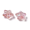 UV Plating Transparent Acrylic Beads OACR-G051-01F-2