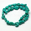 Imitation Synthetic Turquoise Bead Strands G-N0131-24-2
