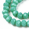 Opaque Solid Color Imitation Jade Glass Beads Strands EGLA-A044-P1mm-D31-3