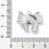 Rack Plating Alloy with Rhinestone Pendants FIND-Z051-03P-03-3