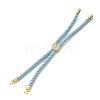 Cotton Cord Bracelet Making KK-F758-03T-G-2