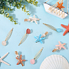 4 Bags 4 Colors Snap Hair Clips PHAR-CY0001-03-3
