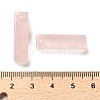 Natural Rose Quartz Pendants G-L593-01A-3