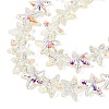Electroplate Transparent Glass Beads Strands EGLA-Q136-01A-03-3