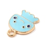 Alloy Enamel Pendants ENAM-C016-01C-3