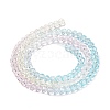 Transparent Painted Glass Beads Strands DGLA-A034-T4mm-A21-5