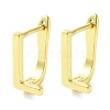 Brass Letter Stud Earrings for Women EJEW-A038-01L-G-1
