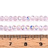 Transparent Glass Beads Strands EGLA-N016-3mm-04-4