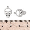 Non-Tarnish 316 Surgical Stainless Steel Pendants STAS-C096-08B-P-3