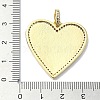 Rack Plating Real 18K Gold Plated Brass Micro Pave Cubic Zirconia Pendants KK-B084-03G-08-3