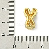 Rack Plating Brass Clear Cubic Zirconia Pendants KK-S378-01G-Y-3