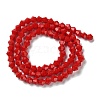 Opaque Solid Color Imitation Jade Glass Beads Strands LS-EGLA-A039-P4mm-D02-2