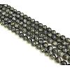 Electroplate Natural Labradorite Beads Strands X-G-L150-8mm-01-2