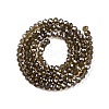 Electroplate Glass Beads Strands EGLA-A034-T10mm-A09-3